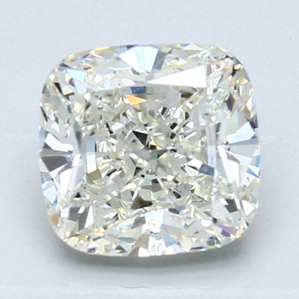 GIA 2.02CT Cushion Brilliant K SI1 Natural Mined Diamond